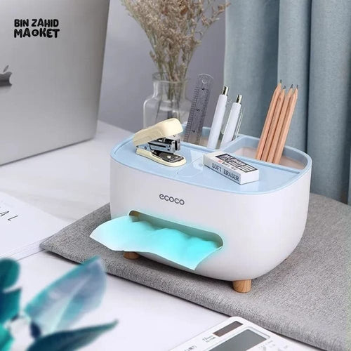 ECOCO TISSUE BOX WITH MULTIFUNCTIONAL HOLDER